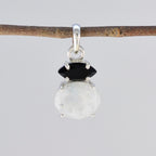 Multi Stone Delicate Moroccan 925 Silver Toi et Moi Yasmin wedding multicolor Pendant Jewelry