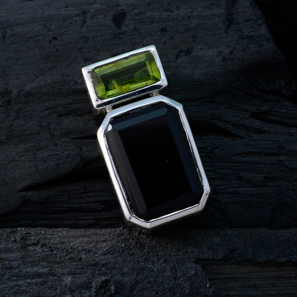 Multi Stone Whisper-thin Turkish Sterling Silver Toi et Moi Amanda Eternity multicolor Pendant Jewellery