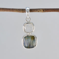 マルチストーン ウィスパーシン ラテンアメリカン 925 シルバー Toi et Moi Scarlett モダン マルチカラー ペンダント ジュエリー