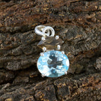 Multi Stone Delicate Egyptian 92.5 Silver Toi et Moi Yasmine propsel multicolor Pendant Jewellery