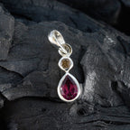 Minimalistische Japanse sterling zilveren Toi et Moi Yani hanger met meerdere stenen, eigentijds en veelkleurig