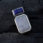 Multi Stone Whisper-thin American 925 Silver Toi et Moi Ana Heart multicolor Pendant Jewelry