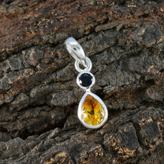 マルチストーン ミニマリスト 韓国 925 シルバー Toi et Moi Yingi 抽象的 マルチカラー ペンダント ジュエリー