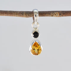 マルチストーン ミニマリスト 韓国 925 シルバー Toi et Moi Yingi 抽象的 マルチカラー ペンダント ジュエリー