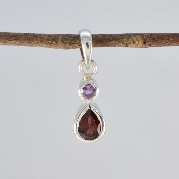 Multi Stone Minimalist Japanese 92.5 Silver Toi et Moi Yukki Trendy multicolor Pendant Jewellery