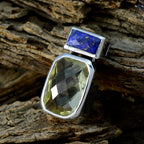 Multi Stone Whisper-thin Russian Sterling Silver Toi et Moi Antonia Abstract multicolor Pendant Jewellery