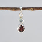 Multi Stone Minimalist Korean 925 Silver Toi et Moi Ying Abstract multicolor Pendant Jewelry