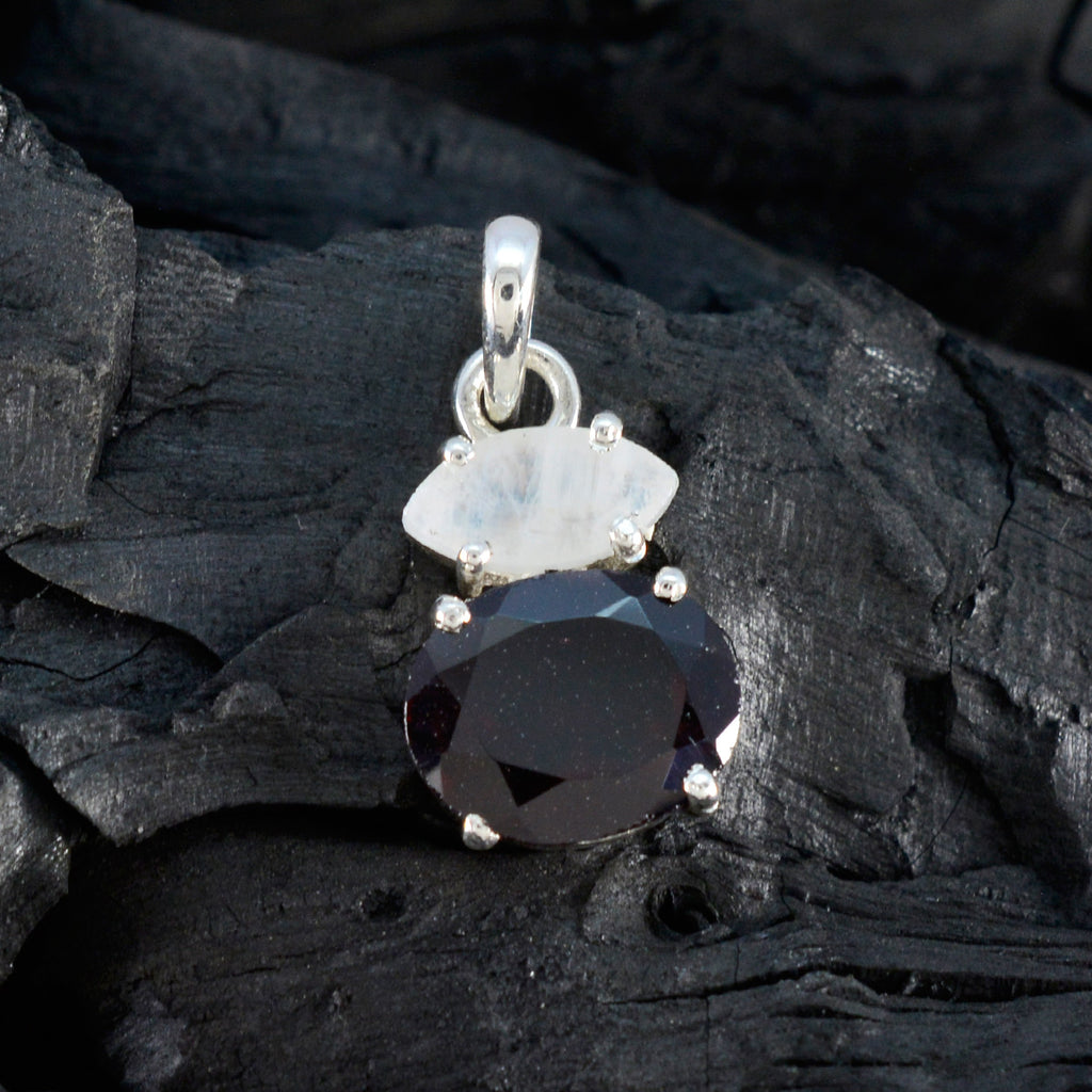 Multi Stone Delicate Moroccan Sterling Silver Toi et Moi Zoey Luxurious multicolor Pendant Jewellery