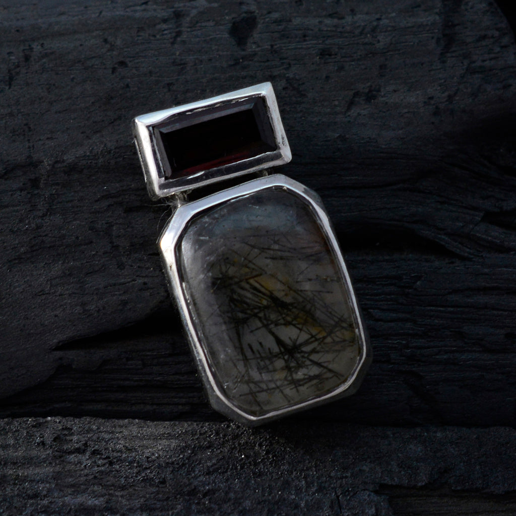 Multi Stone Whisper-thin Turkish Silver Toi et Moi Camila Engagement multicolor Pendant Jewelry