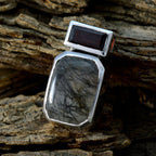 Multi Stone Whisper-thin Turkish Silver Toi et Moi Camila Engagement multicolor Pendant Jewelry