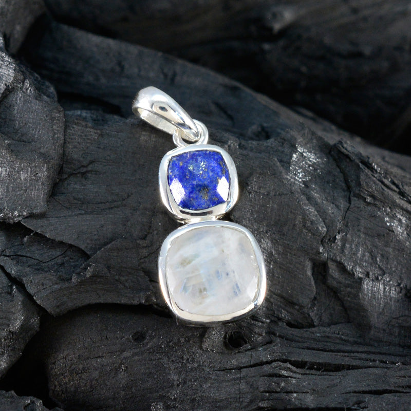 Multi Stone Whisper-thin Latin American Sterling Silver Toi et Moi Victoria propsel multicolor Pendant Jewellery