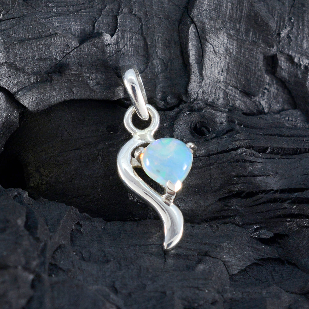 Opal Minimalist Japanese 92.5 Silver Solitaire Yuna valentine White Pendant Jewellery