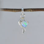 Opal Minimalist Japanese 92.5 Silver Solitaire Yuna valentine White Pendant Jewellery