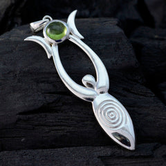 ペリドット タイニー スペイン 92.5 シルバー ソリティア エヴァ プロップセル グリーン ペンダント ジュエリー