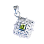 Peridot Featherlight Spanish 92.5 Silver Solitaire Audrey Fairytale Green Pendant Jewellery