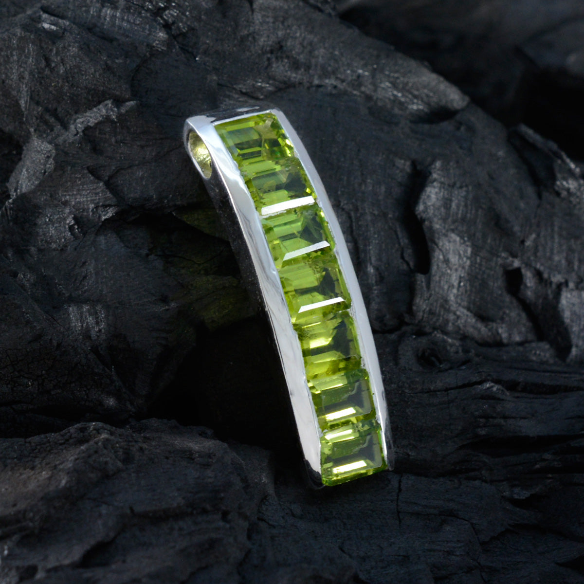 Peridot Minimal American 92.5 Silver multiple Ángeles Fairytale Green Pendant Jewellery