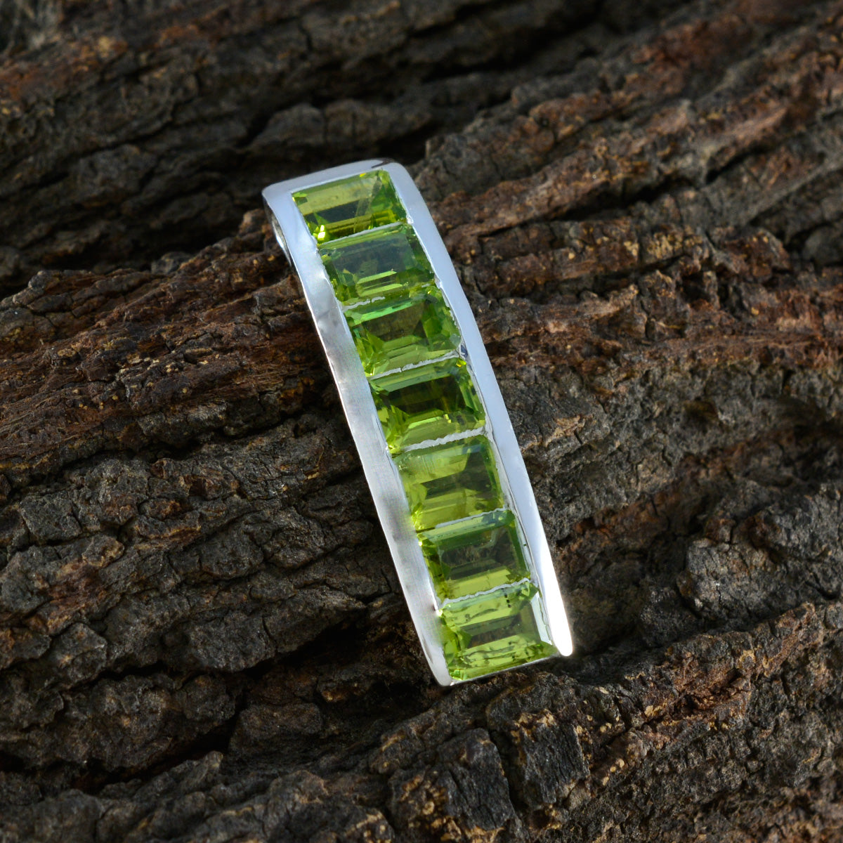 Peridot Minimal American 92.5 Silver multiple Ángeles Fairytale Green Pendant Jewellery