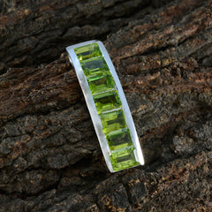 ペリドット ミニマル アメリカン シルバー 92.5 マルチアングル フェアリーテイル グリーン ペンダント ジュエリー