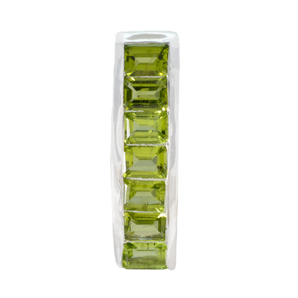Peridot Minimal American 92.5 Silver multiple Green Pendant