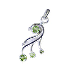 Peridot Eye-catching Mexican 925 Silver quarter Alice valentine Green Pendant Jewelry