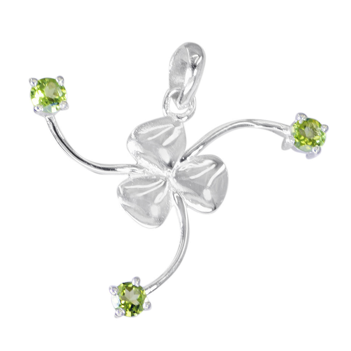 Peridot Tiny Russian 925 Silver Trilogy Ines Fairytale Green Pendant Jewelry
