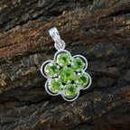 Peridot Delicate American 92.5 Silver multiple Patricia Abstract Green Pendant Jewellery