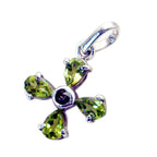 Peridot Featherlight Mexican Sterling Silver quarter Penelope propsel Green Pendant Jewellery