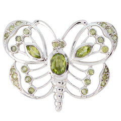 Peridot Whisper-thin Australian 92.5 Silver multiple Green Pendant