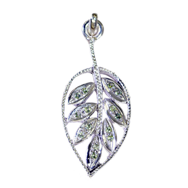 Peridot Eye-catching African Sterling Silver multiple Green Pendant
