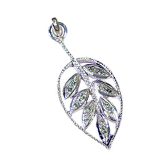 Peridot Eye-catching African Sterling Silver multiple Emilia Luxurious Green Pendant Jewellery