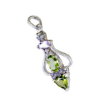 Peridot Featherlight Middle Eastern 925 Silver multiple Layla Contemporary Green Pendant Jewelry