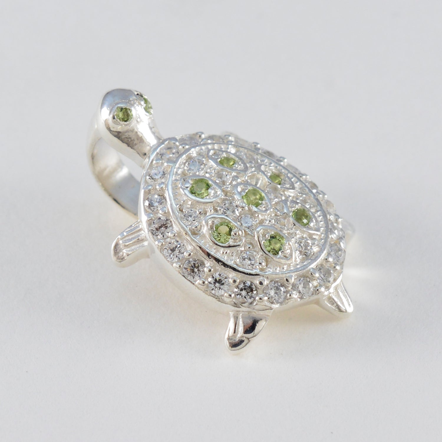 Peridot Dainty Middle Eastern 925 Silver multiple Cecilia Feminine Green Pendant Jewelry