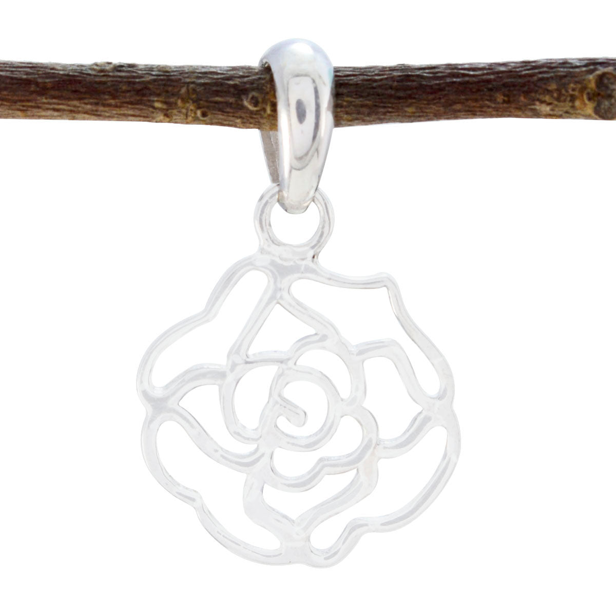 Plain Minimalist Japanese Silver plain Plain Pendant