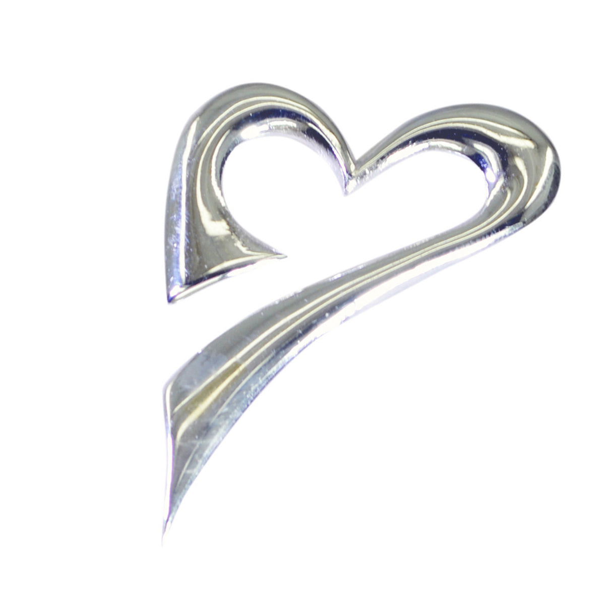 Plain Essential Latin American Sterling Silver plain Clara Luxurious Gray Pendant Jewellery