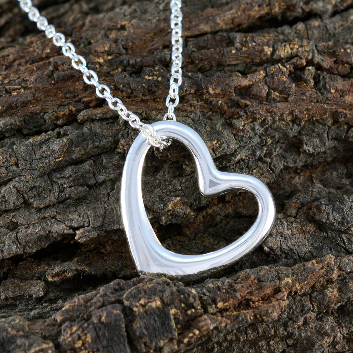 Plain Dainty Mexican 925 Silver plain Yasmine valentine Gray Pendant Jewelry