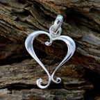 Plain Delicate Russian 92.5 Silver plain Constanza Graceful Gray Pendant Jewellery