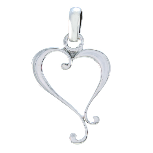 Plain Delicate Russian 92.5 Silver plain Plain Pendant