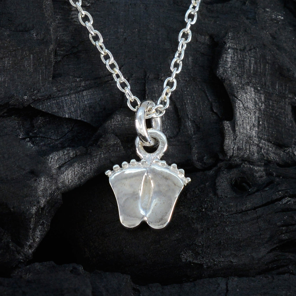 Plain Dainty Latin American Silver plain Zoe Romantic Gray Pendant Jewelry