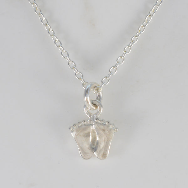 Plain Dainty Latin American Silver plain Zoe Romantic Gray Pendant Jewelry