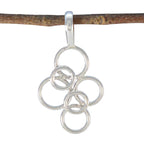 Plain Minimalist Japanese Sterling Silver plain Plain Pendant