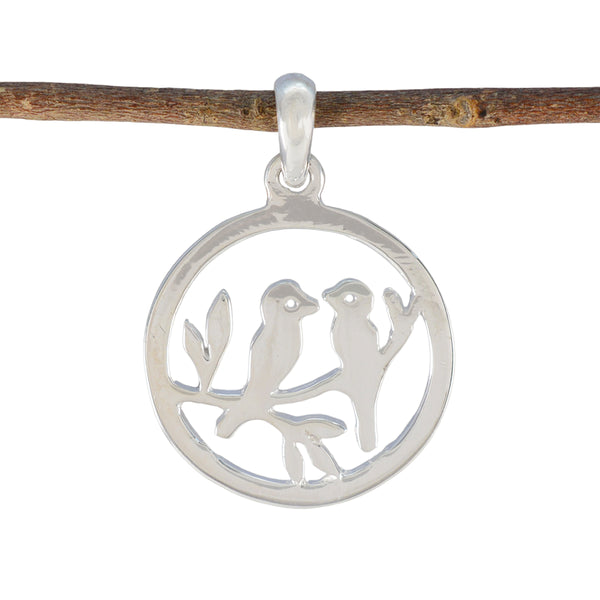 Plain Dainty Russian 925 Silver plain Plain Pendant