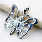 Plain Essential Moroccan 92.5 Silver plain Daniela Glamorous Gray Pendant Jewellery