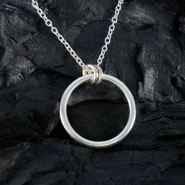 Plain Whisper-thin Moroccan Silver plain Yasmin Feminine Gray Pendant Jewelry