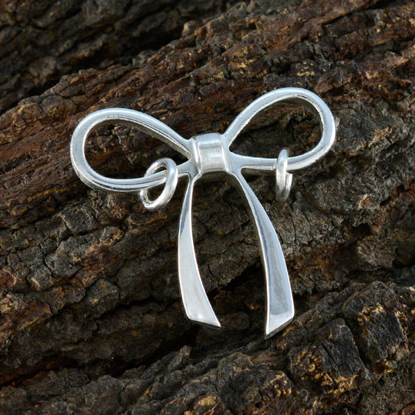 Plain Dainty Egyptian Sterling Silver plain Yasmine Graceful Gray Pendant Jewellery