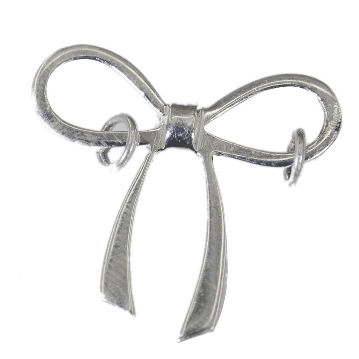 Pendentif Yasmine gris gracieux en argent sterling égyptien, délicat et uni Image secondaire du produit