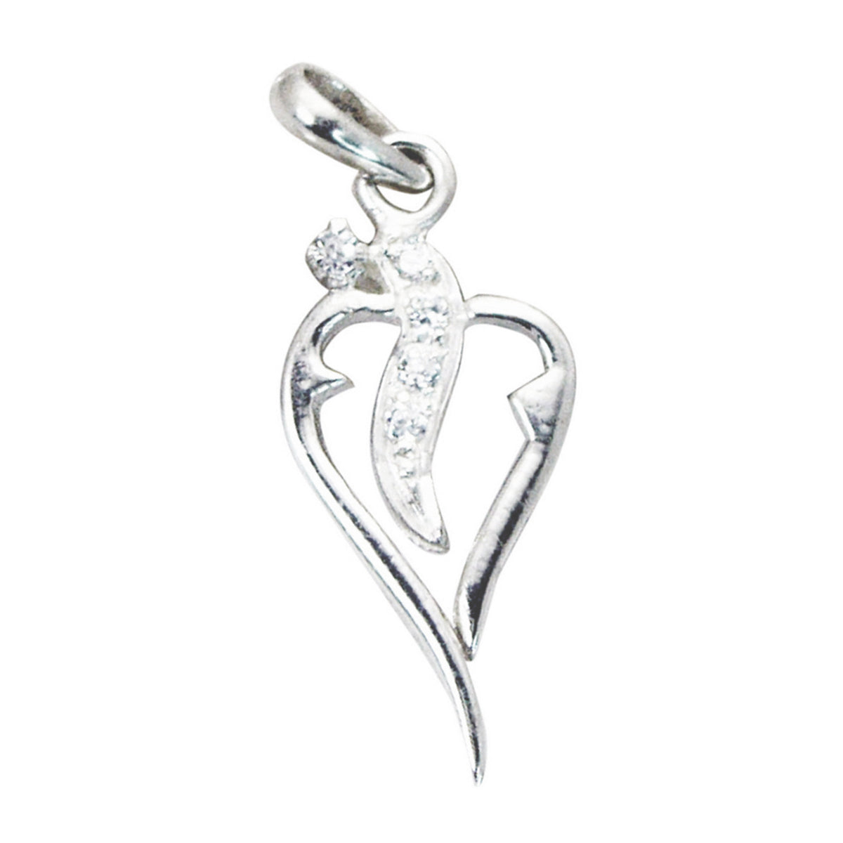 Plain Essential American Sterling Silver plain Plain Pendant Imagen principal del producto