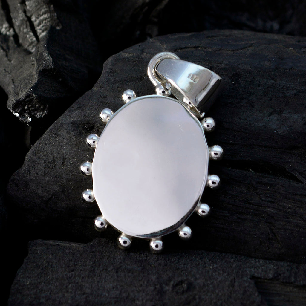 Plain Tiny Mexican 925 Silver plain Florencia Luxurious Gray Pendant Jewelry