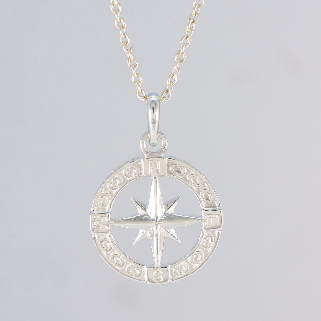 Plain Slim Latin American Sterling Silver plain Yasmine Sophisticated Gray Pendant Jewellery