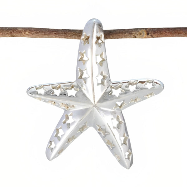 Plain Edgy Moroccan Silver multiple Plain Pendant