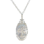 Plain Dainty American 92.5 Silver plain Plain Pendant